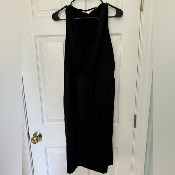 Avenue Dresses & Skirts - Avenue 22/24 Black faux wrap dress